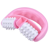 Arm 2 Wheels V-shaped Massager Skinny Calf Hand-held Roller Massage Stovepipe Device Muscle Relaxer Leg Massage Tool Roller