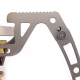 Adjustable Outdoor Gas Stove Camping Gas Burner Folding Stove Hiking Portable Foldable Stoves With Anti-Slip Serration