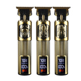 Hair cutter trimmer lcd professional hair trimmer cordless professional hair clippers for men