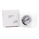 0-160psi 0-10bar 1/8NPT 40mm Axial Air Pressure Gauge Hydraulic Gauge Oil Pressure Gauge Water Pressure Meter