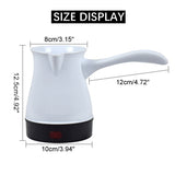300ml 600W Electric Turkish Coffee Maker Stainless Steel Tea Milk Pot Portable Coffee Pot Boiled Milk Coffee Kettle 220V
