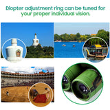 8×21 Compact HD Zoom Binoculars Long Distance High Definition BAK4 Prism Binocular Telescope with Diopter Ring for Bird Watching