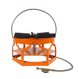 2700W Outdoor Camping Powerful Furnace Carbon Steel Stoves Portable Picnic Barbecue Stoves Handheld Cooking Furnace