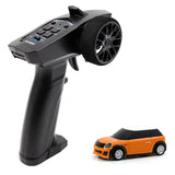 Turbo 1:76 Racing RC Car Mini Race Car with 2.4GHz 91803G-VT 3CH Transmitter Racing Experience New Patent Car for Kids Toys
