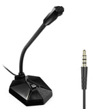 USB Omnidirectional Microphone Plug-N-Play Condenser Microphones For Computer PC For Gaming Live Streaming 100Hz-10KHz