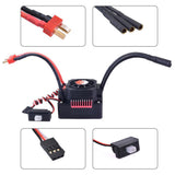 KK Waterproof Combo 3665 2900KV Brushless Motor + 80A ESC w/Heat Sink  +S0900M 9KG Servo for RC 1/10 Car