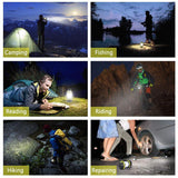 ZK20 Portable LED Camping Light Working Light Outdoor Tent Light   Handheld Flashlight USB Rechargeable Waterproof Search Light