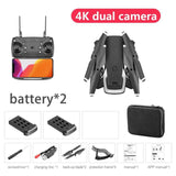 KK6 Foldable RC Drone Headless Mode Altitude Hold Helicopter One Button Return Mini Drone Toy Gift for Kids with 3*Battery