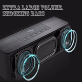 5540 Wireless Speaker Portable Bluetooth Speaker Stereo Sound 10W System Music Subwoofer Column Support Tf Card Fm for Phone