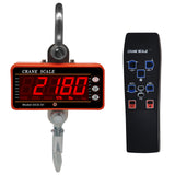 Crane Scale 1000KG 1 Ton 2000 lb Digital Scales 500kg/1000lb LCD High Accurate Industrial Heavy Duty Hook Hanging Scales Balance