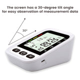 LCD Digital Sphygmomanometer Electronic Blood Pressure Monitor Arm Automatic Blood Pressure Monitor Pulse Heart Beat Rate Meter