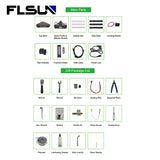 FLSUN 3D Printer QQ-S-PRO Auto Leveling Sensor Pre-Assembly Titan Extruder TFT 32 Bits Boards Drukarka