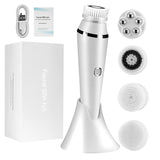 Beauty Electric Facial Cleansing Brush Face Spa Massager Waterproof Spin Sonic Exfoliating Face Scrubber Brush Skin Care Machine