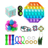 Push Bubble Fidget Toy Simpl Dimmer Stress Relief Anxiety Handheld Fidget Toys For Kids And Adults Autism Antistress Toys
