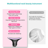 Neck Beauty Device Removal Double Chin Therapy Facial Lifting Vibration Neck Massager Anti Wrinkles Massager Skin Tightening