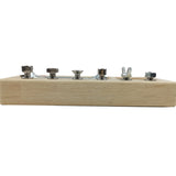 10Pcs Children's Screwdriver Board Set, Wooden Screwdriver Activity Tool Toy