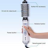 Hair Dryer Brush One-Step Hair Dryer &amp; Volumizer with Negative Ionic Ceramic Coating 2 IN 1 Hot Air Brush for Drying Air Blower