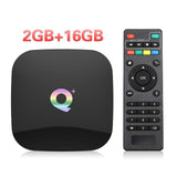 Q Plus Smart TV Box for Android 9.0 TV Box 4GB RAM 32GB/64GB ROM Quad Core H.265 USB3.0 2.4G WiFi Set Top Box 4K TVBOX