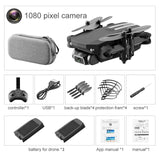 LS MIN Drone Aerial Photography Wifi Fpv Combo 4K HD Dual Camera GPS Height Hold Quadcopter Gift Toy Remote Control Plane