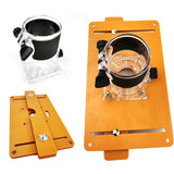 Trimming Machine Balance Board Plywood Bottom Plate Slotting Chamfering With Cover Plywood Durability Trimmer Accessory Tool