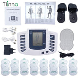 Electronic Tens EMS Muscle Stimulator Pulse Acupuncture Massage Therapy for Back Neck Full Body Massager 16 Pads Russian/English
