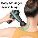 New 4 Heads USB Mini massage Gun Full Body Massager Gym Muscle Relief Pain Lactic Acid Mute Brushless Motor High torque Dropship