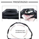 1pc Waist Pack Men's Casual Bag Travel Purse Waterproof Belt Zipper Tactical Outdoor Sport Fanny Multifunction Phone Pocket