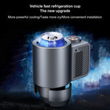 Smart Car Cup Holder Cooling Auto Cup Drink Holder for Camping Travel Driving Beverage Cans Cooler