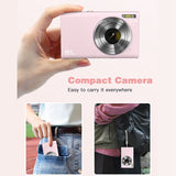 Digital Camera With Auto Focus, 2.7K 48MP Vlogging Camera With 2.8 Inch Large Screen Stylish Camera For Teens