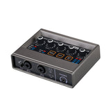 Professional Recording Sound Card DSP Reverb AD Converter 48v Computer Mobile Phone K Singing Card Q16