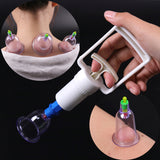 Vacuum Cupping Body Massager Cups Jar Set Plastic Vacuum Suction Therapy Cupping Cans For Massage 6PCS/Set