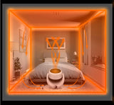 220V Electric Fan Heater 3 Gear Adjustment Cold And Hot Air Circulation Fan Energy Saving Fast Heating With 9H Timer