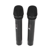 Professional UHF Wireless Microphone System One to Two Handheld Mic with Receiver for Home Party Karaoke US Plug 100-240V