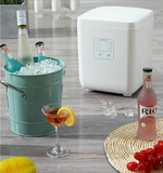 220V Home Electric Ice Cube Maker 15kg Automatic Round Ice Making Machine For Home