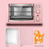 13L Electric Oven Multifunction Mini Oven Breakfast Machine Frying Household Bread Pizza Baking Maker Kitchen Oven Hornos Pitza