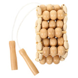 Roller Rope Wooden Massager Tool for Body Muscle Pain Relief