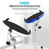 10 Inch Drum Practice Pad Silent Drum Training Pad Carbon Fiber Dumb Drum Percussion Training Tool for Professionals Beginner