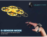 2021 RC Mini Quadcopter Induction Drone Smart Watch Remote Sensing Gesture Aircraft UFO Hand Control Drone Altitude Hold Kids