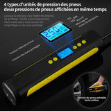 Portable Air Compressor Rechargeable Electric Tire Inflator Digital LED Display Cordless Air Pump for Car, Motorcycle