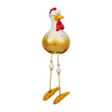 Chicken Ornament Home Resin Statue Cute Cartoon Crafts Funny Fairy Easter Art Garden Gift Landscape Animal Yard Decor