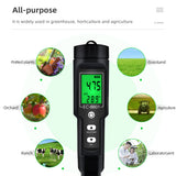 New EC/Temp Soil Tester Waterproof Soil meter Digital Garden Meter Soil Tester Tools Potted Plants Gardening Agriculture 40% Off