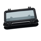 Boat Rectangular Porthole  Window Port Holewith White ABS Tempered Glass - Black
