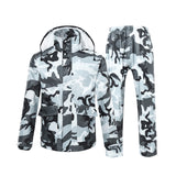 Raincoat and Rain Pants Men Camouflage Regenjas Rain Wear Transparent Brim Motorbike Rain Jacket Women Men Rain Coat