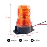Bogrand Led High Power Emergency Beacon Dc12-30v Rotary Alarm Signal Lamp Strobe Warning Light For Construction Vehicle Ip65