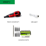 Power Tool Set Mini Grinder Drill Cordless Electric Screwdriver 3.6V Li-ion Battery Rechargeable Household Electric Tool