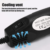 DIY Hot Air Machine DIY Using Heat Machine with Supporting Bracket Electric Hot Air Power Tool Shrink Plastics DIY Tools