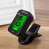 Guitar Tuner Clip-On Tuner Digital Electronic Tuner Acoustic with LCD Display for Guitar, Bass, Violin, Ukulele