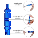 Dropship-Bicycle Tubeless Sealant Injector Injector And Presta Valve Core Removal Tool For Stans No Tubes Sealant&amp;Other Sealants
