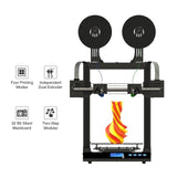 Upgraded Pro 3D Printer IDEX Dual Independent Extruder Direct Drive 32 bit Motherboard Linear Rail Dual Z-axis