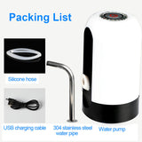 Automatic Electric Water Dispenser Barreled Water Bottle Pump USB Charging Portable Auto Switch Drinking Dispenser Home Gadgets